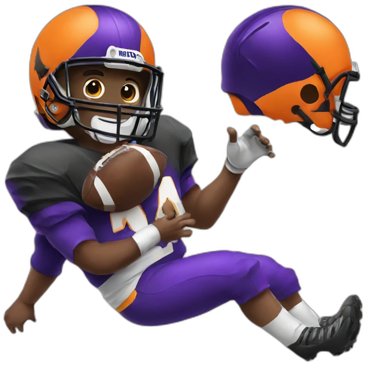Halloween football emoji