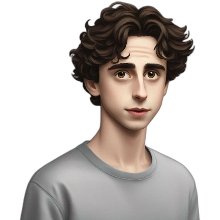 Timothee Chalamet Mean emoji