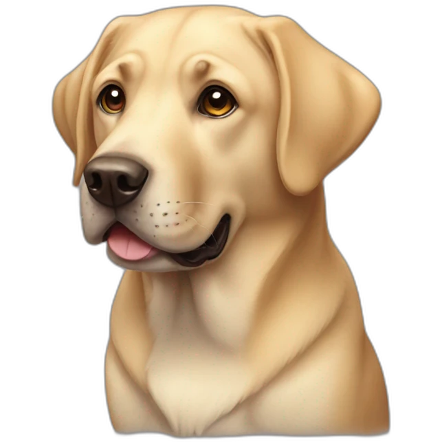 perro labrador emoji