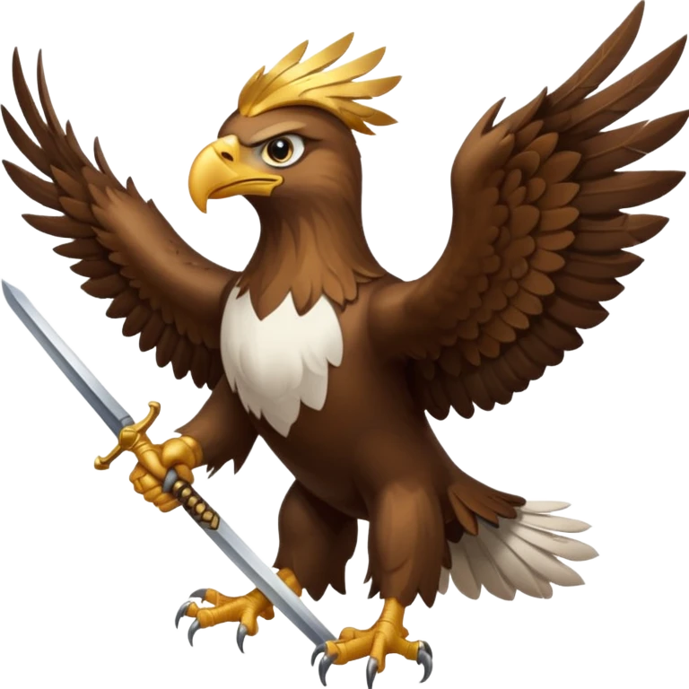eagle with sword emoji