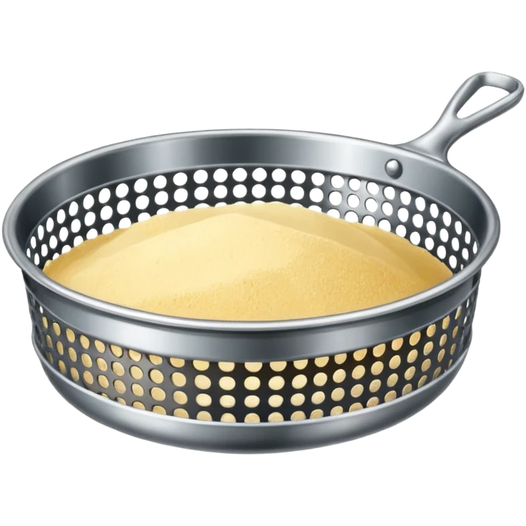 Sieve for baking flour emoji