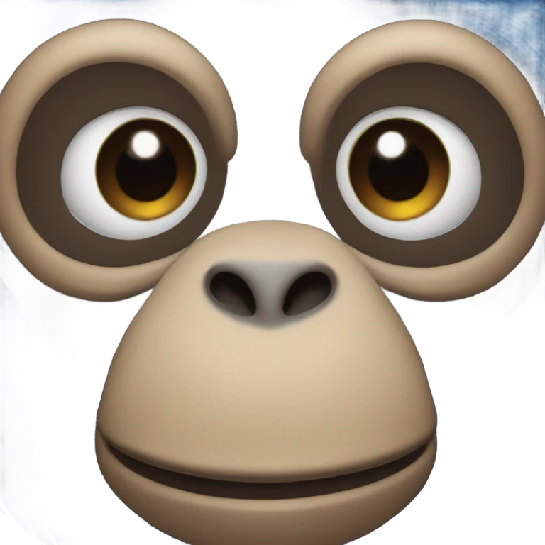 blue monkey  emoji
