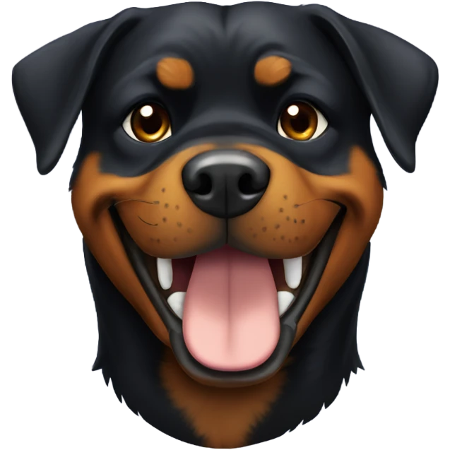 Rottweiler giving thumbs up emoji