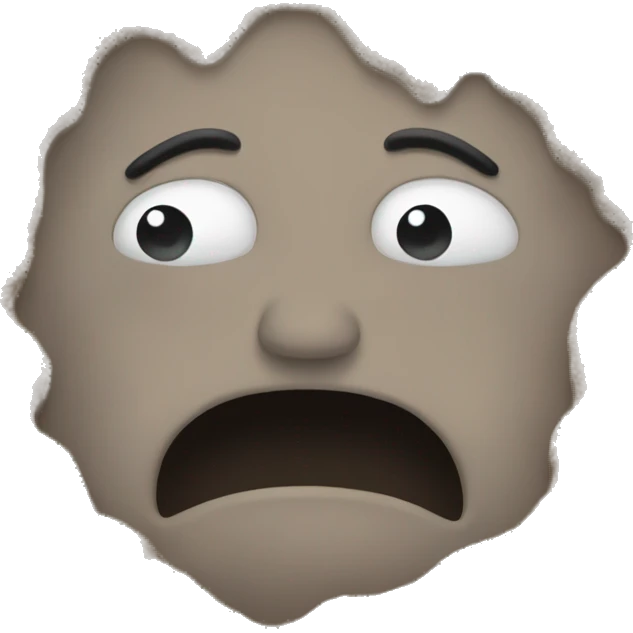 Weeping soil emoji