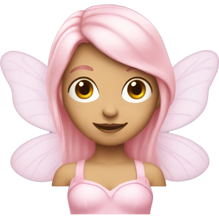 Light pink fairy bag emoji