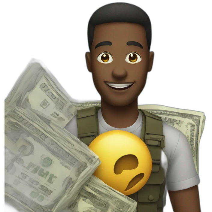 with money emoji