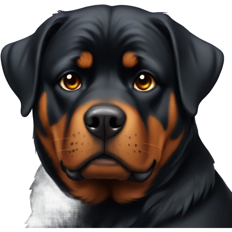 Lazy Rottweiler  emoji