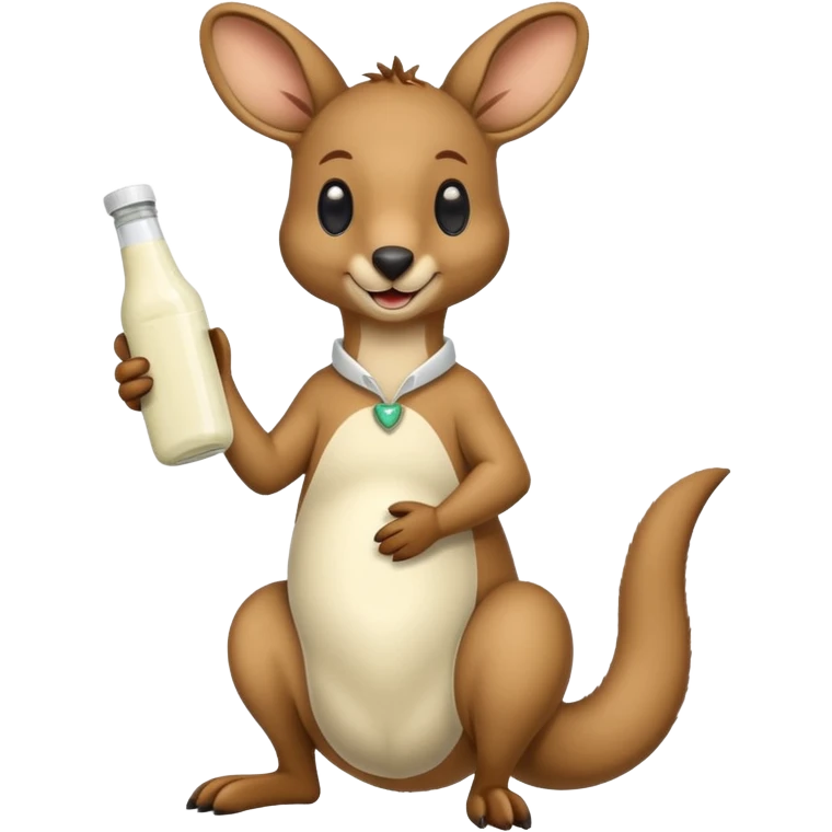 Ranch dressing bottle kangaroo emoji