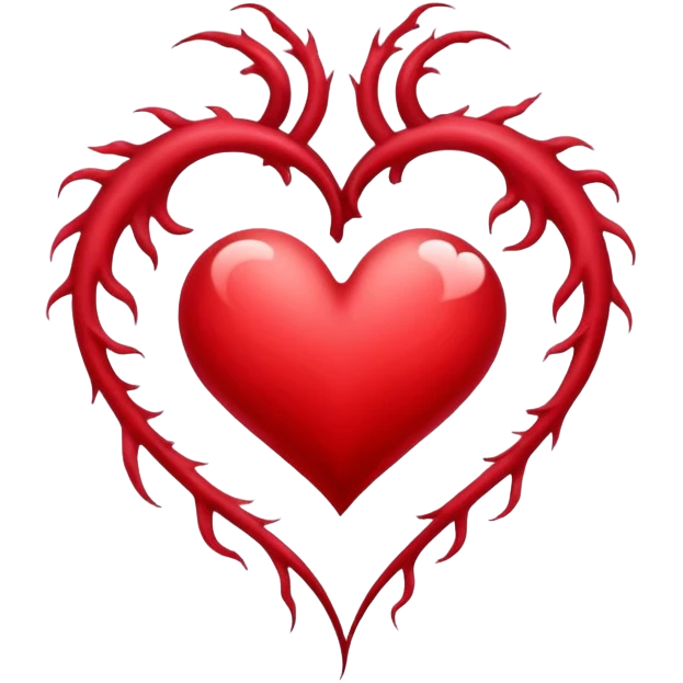 Heart shaped tattoo  emoji