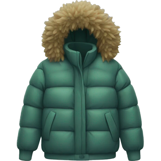 puffer jacket emoji