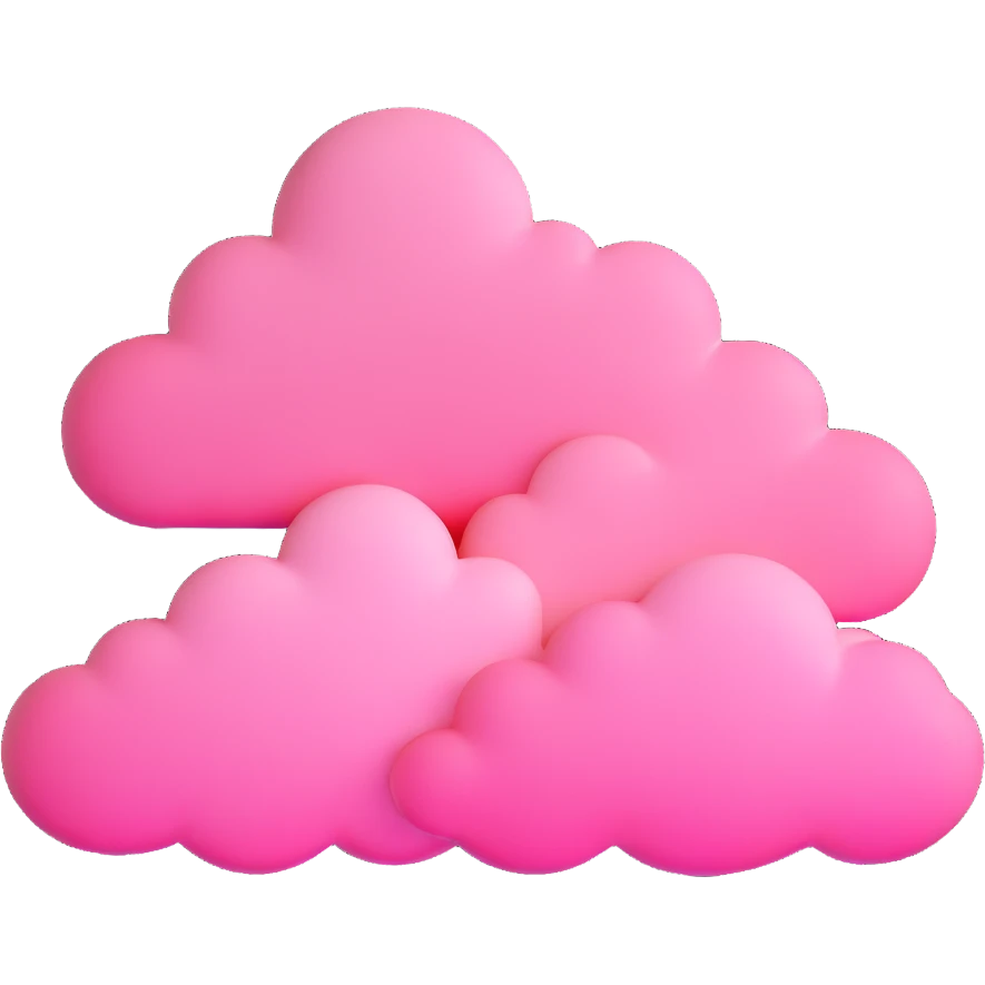 pink cloud emoji