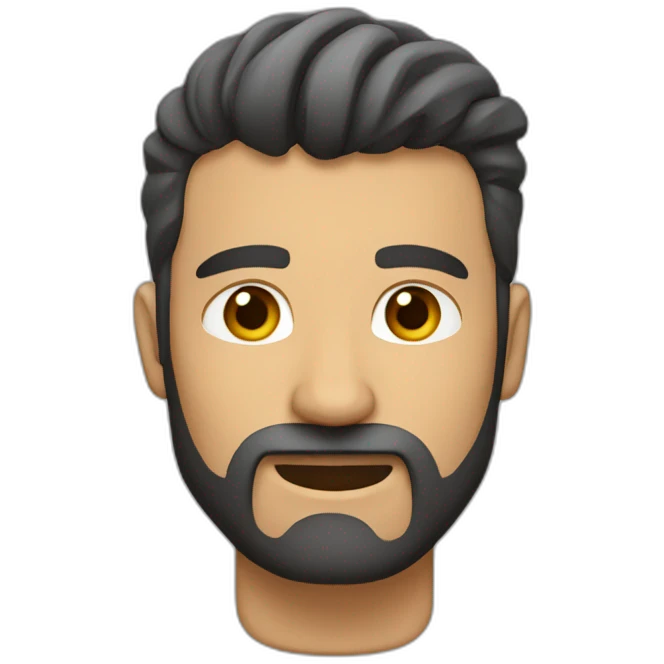 hombre musculoso y exitoso emoji