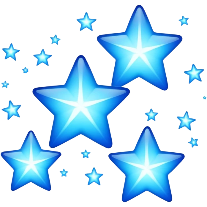 blue stars emoji
