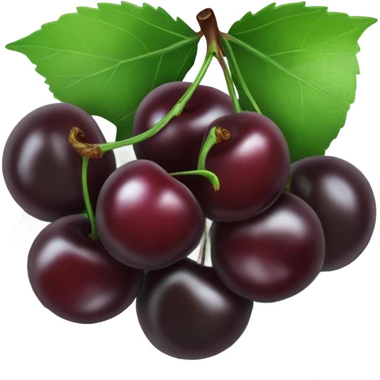 Black cherry emoji