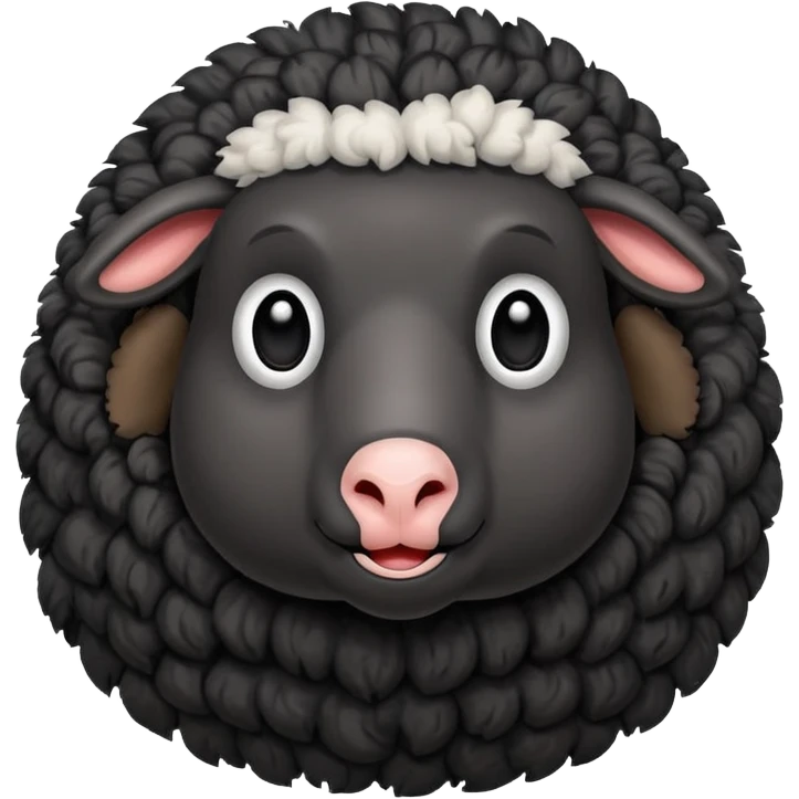 Black sheep emoji