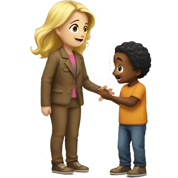 talking with child emoji