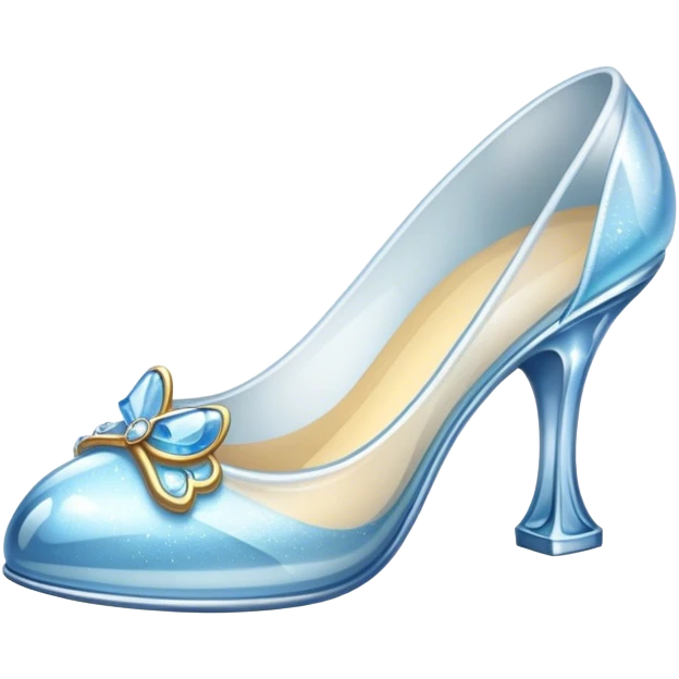 Cinderella glass slipper  emoji