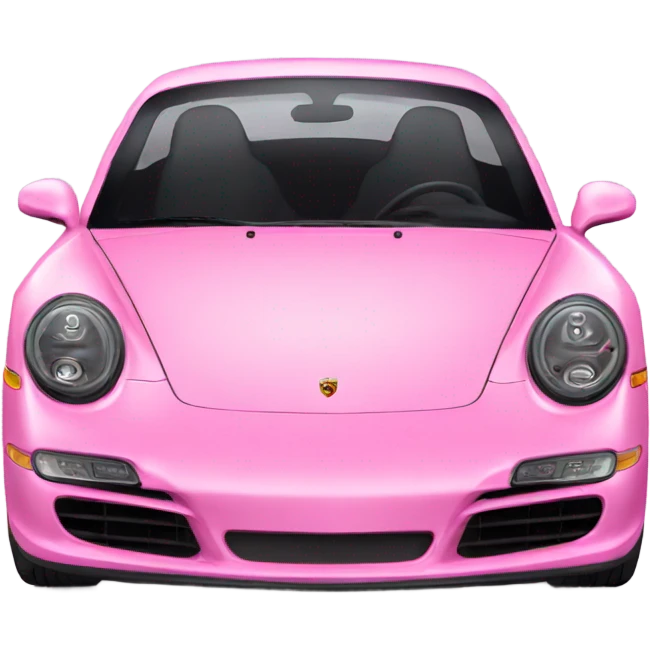 Pink Porsche  emoji