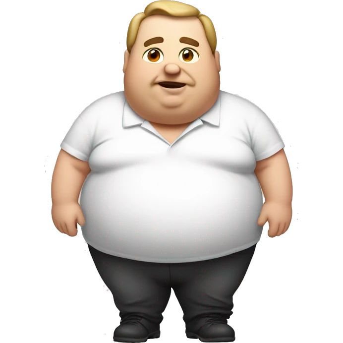 Fat man emoji