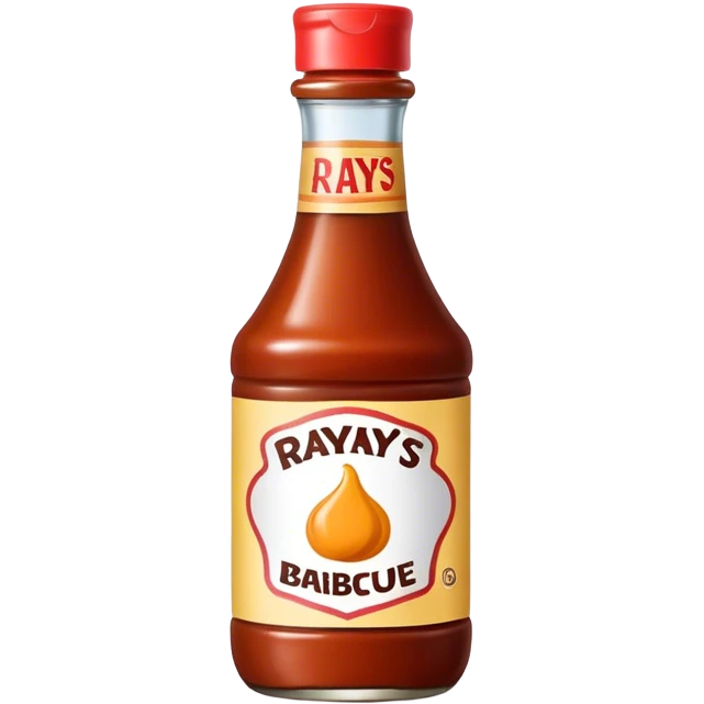 Sweet Baby Ray’s sauce brand bottle  emoji