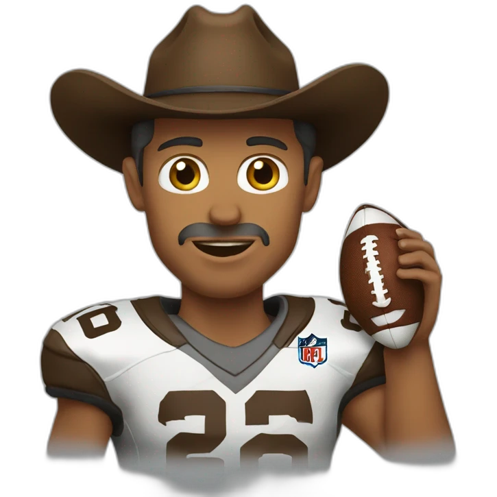 cowboy football emoji