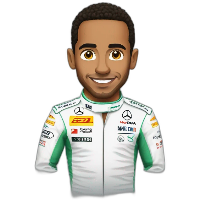 Lewis Hamilton deink emoji
