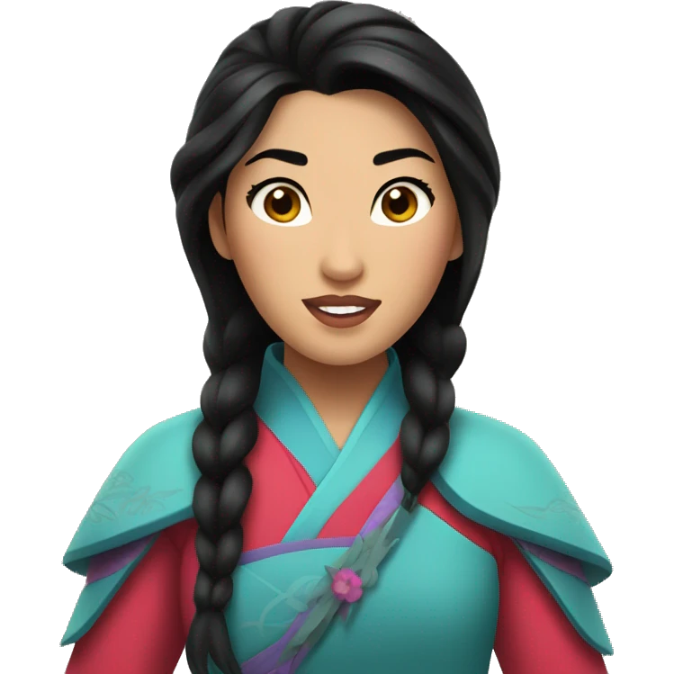 Mulan Disney princess emoji