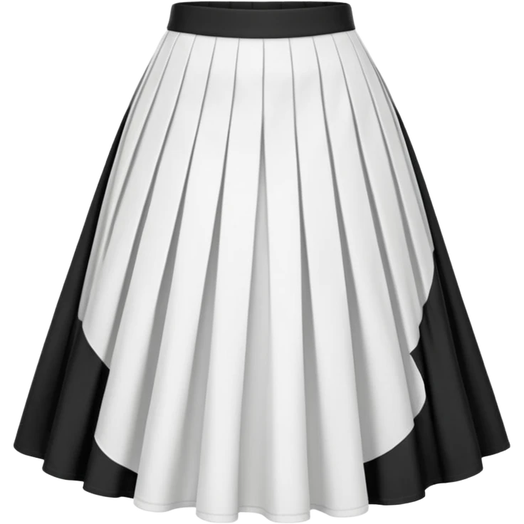 create a white midi skirt emoji