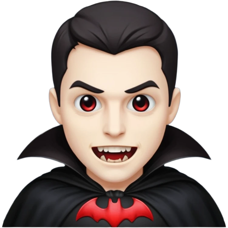 Upward facing vampire emoji  emoji