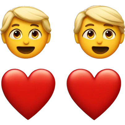 two red hearts emoji