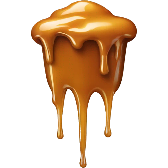 caramel drip emoji
