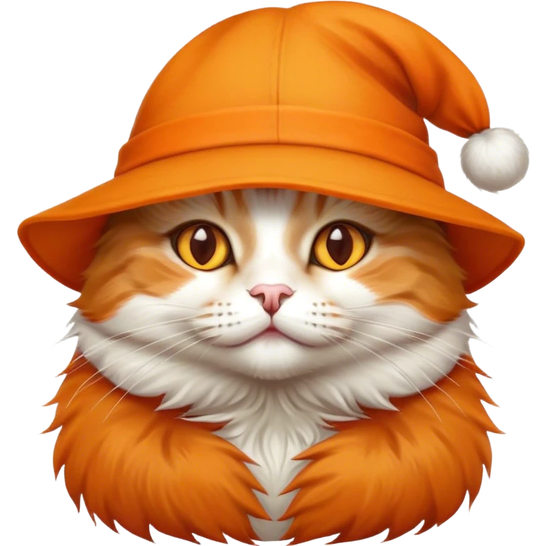 Cat wearing a hat emoji