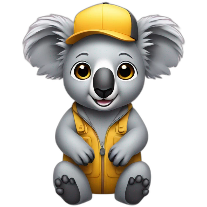 koala disk jockey emoji