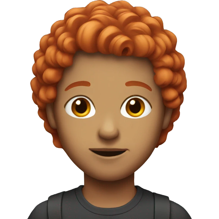 red hair emoji