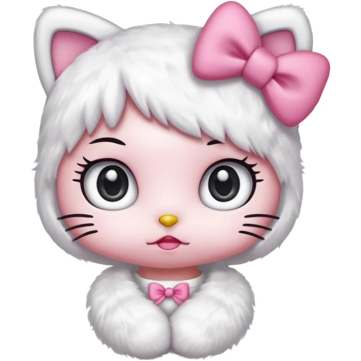 Hello kittiy emoji
