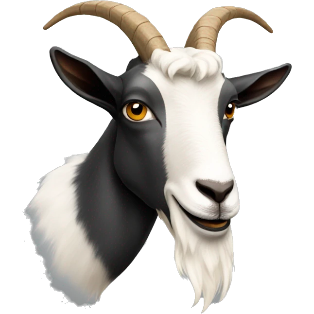 A goat with a beard  emoji