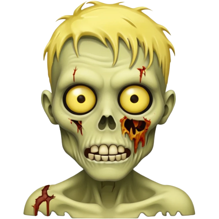 yellow zombie emoji