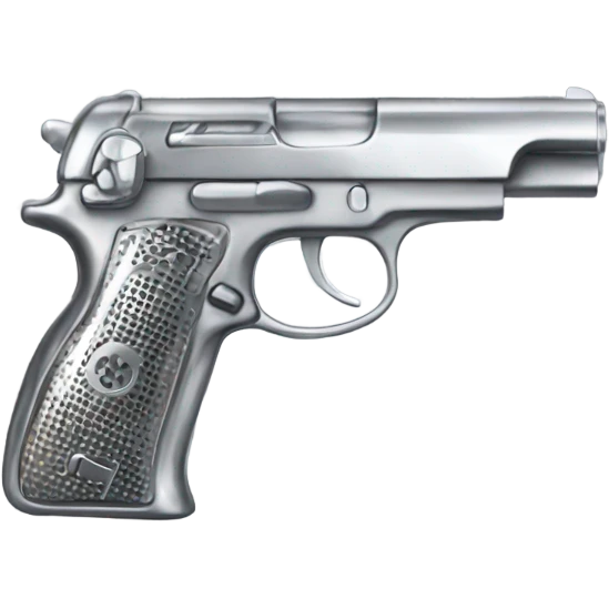 Gun nickle finish emoji