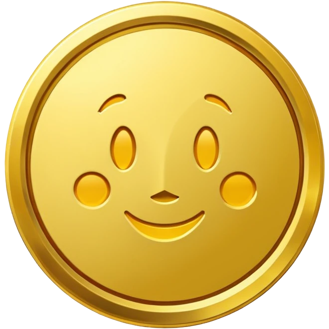 generate me a 4k gold coin emoji