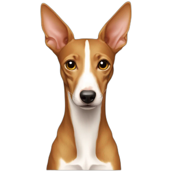 podenco con niña emoji