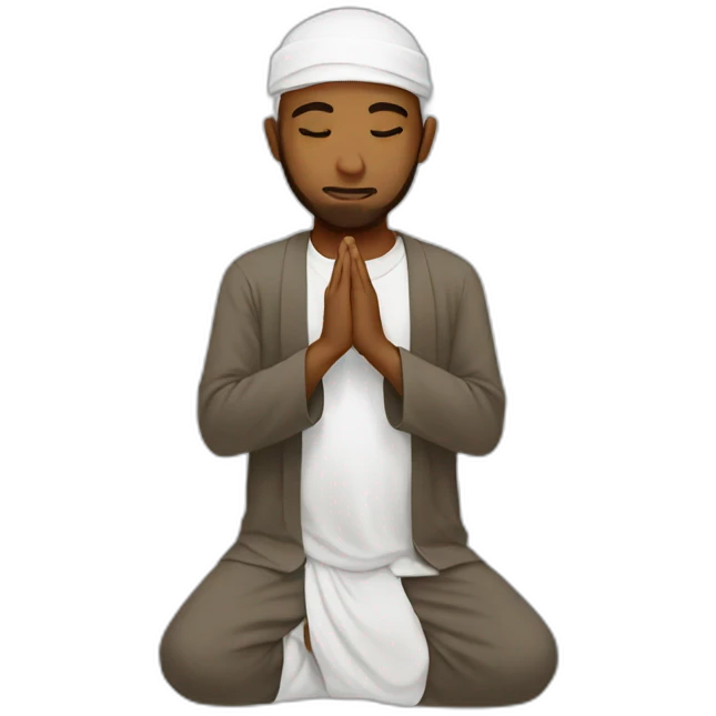 Muslim praying emoji