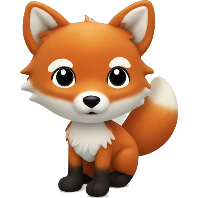 Jellycat fox emoji
