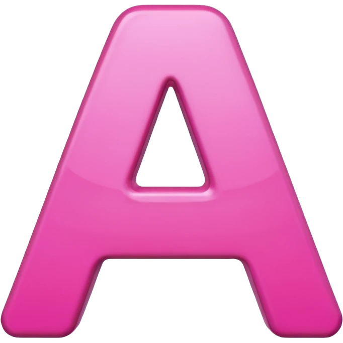  pink letter A emoji  emoji