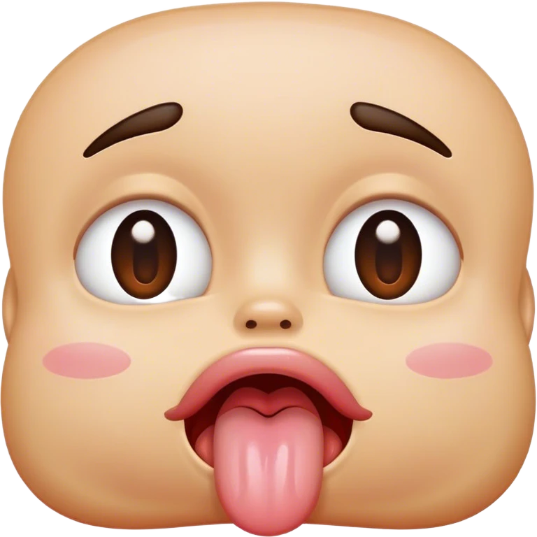 Tongue out watery eyes emoji