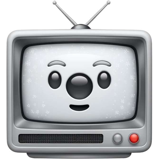 television static(snowy) emoji