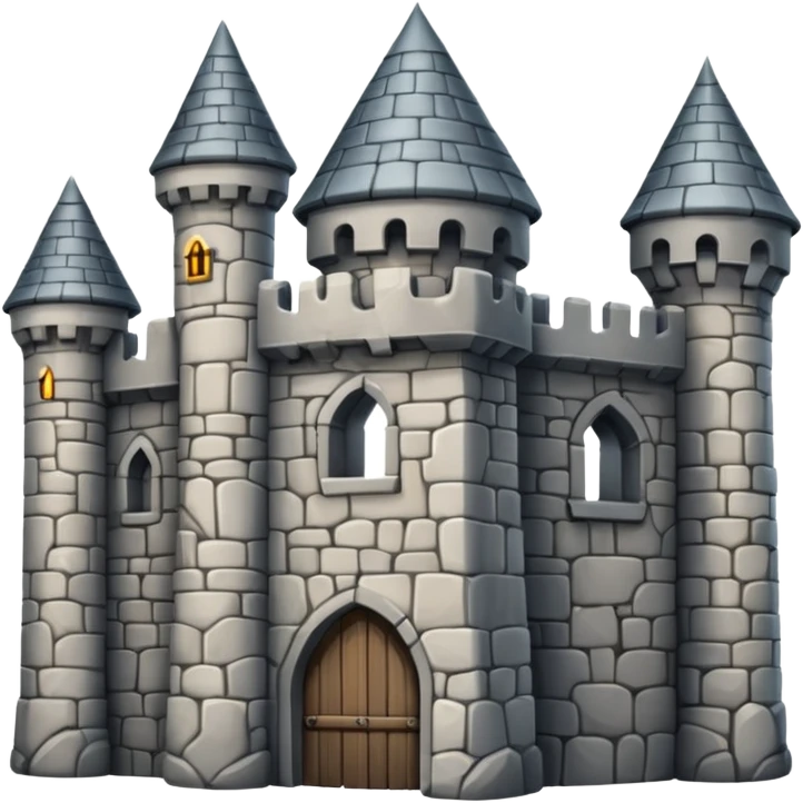 old castle emoji