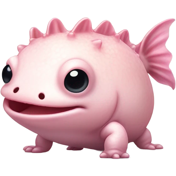 cute axolotl chibi emoji