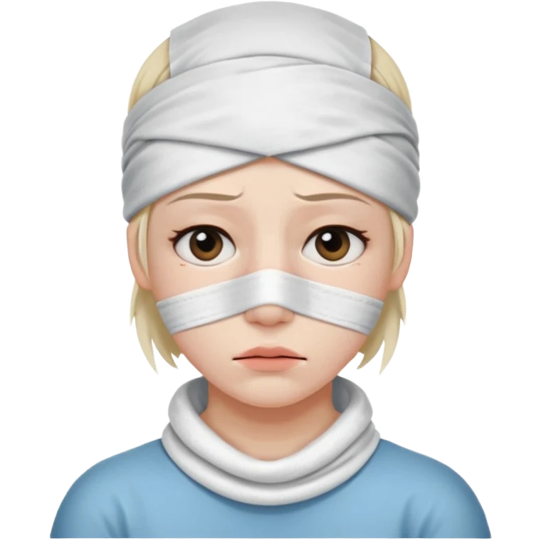 sick with a head bandage emoji