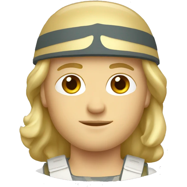 blond greek soldier emoji