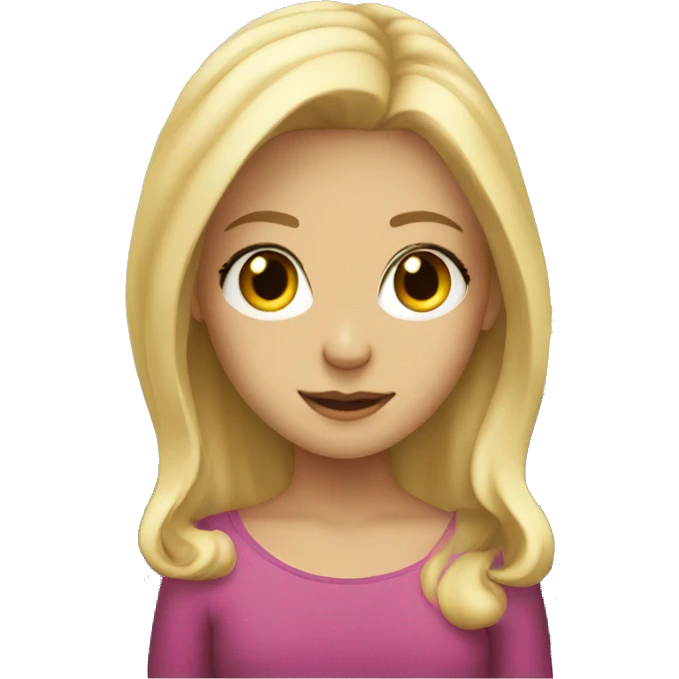 Blonde girl at a piano emoji